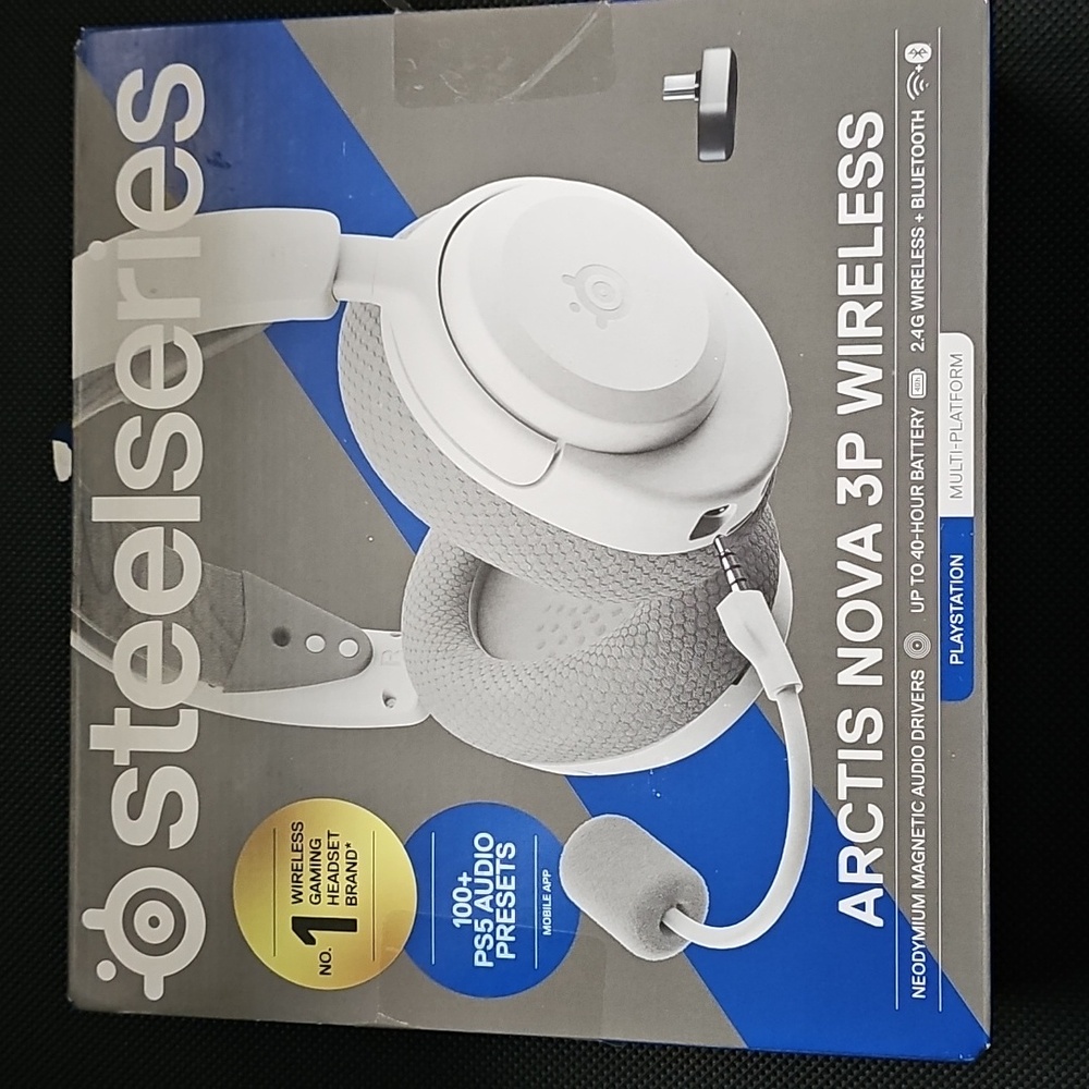 SteelSeries Arctis Nova 3P Wireless Headset New In White